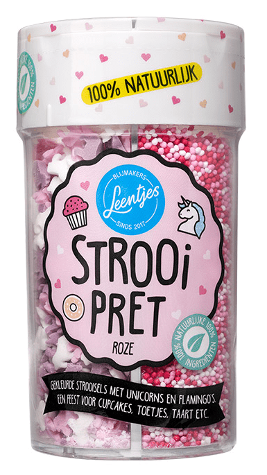 strooipret-roze